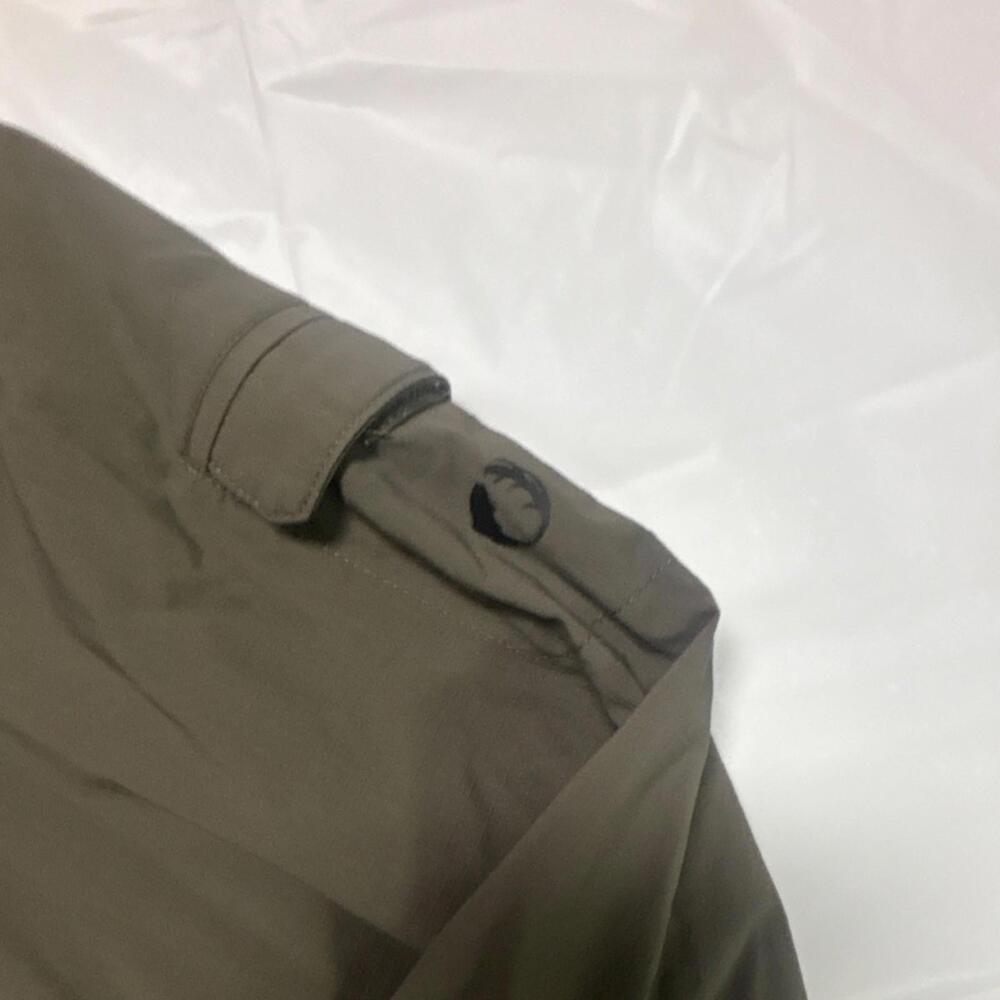 The American Outdoorsman Button-Up Shirt Olive Nylon Spandex XXL Long Sleeve - Picture 4 of 9